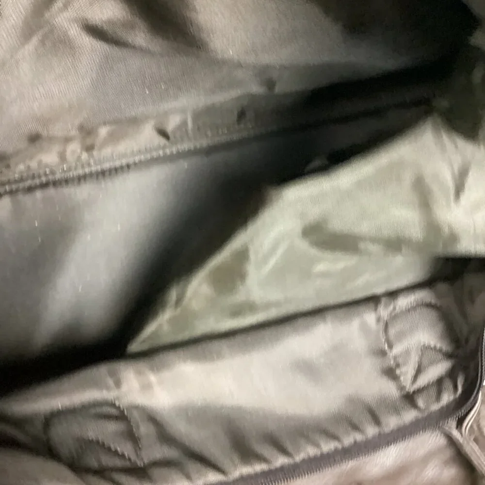 Canyon Outback Large Brown Leather Duffel Bag Canon Camera Promotional Item VTG